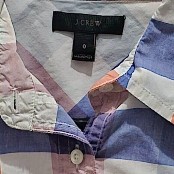 J. CREW Casual Long Sleeve Button Women's Shirt - Size 0 - Picture 2 of 11